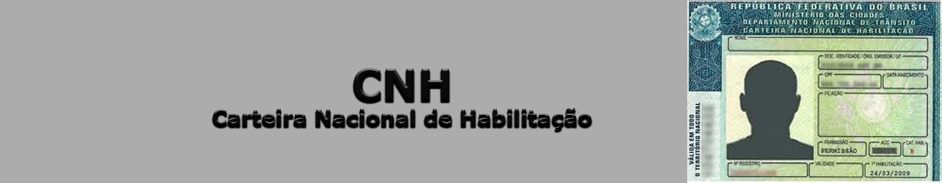 CATEIRA NACIONAL DE HABILITAÇÃO